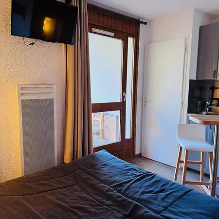 Appartement Studette Cosy Pour 2 Aux Deux Alpes Avec Balcon - Fr-1-546-62 *